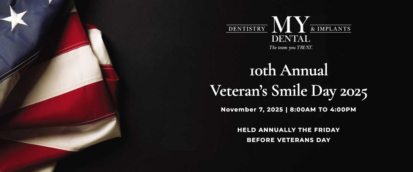 10th annual veterans smile day